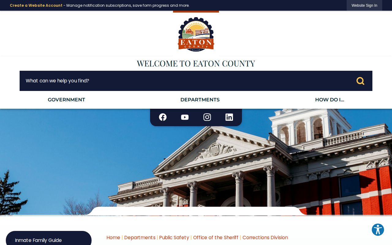Eaton County released inmate jail and post-release cost information